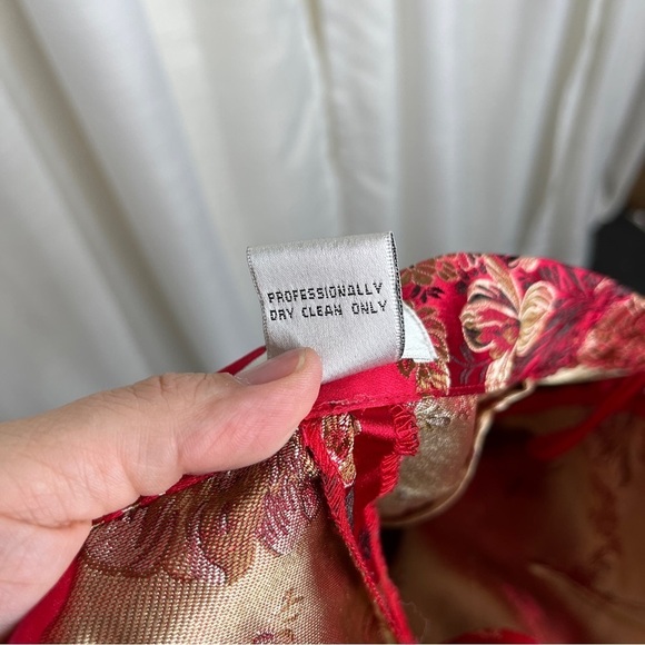 Vintage Y2k I. S. C. oriental red pants - Picture 8 of 10